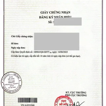 GIẤY PHÉP SỞ HỮU TRÍ TUỆ