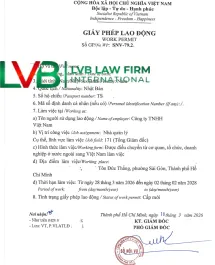 GIẤY PHÉP LAO ĐỘNG